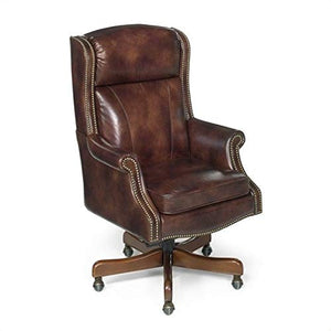 Hooker Furniture Merlin Executive Swivel Tilt Chair, Brown