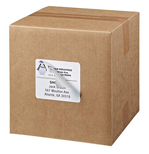Avery Shipping Address Labels, Laser Printers, 3,000 Labels, 3-1/3x4 Labels, Permanent Adhesive, TrueBlock (5-pack 5164)