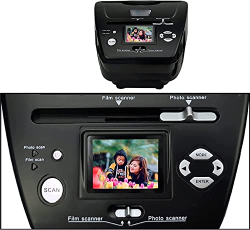 MYDLO Film Slide Scanner, Converts 35mm 135 110 126 Slides/Negatives to Digital JPG Photos