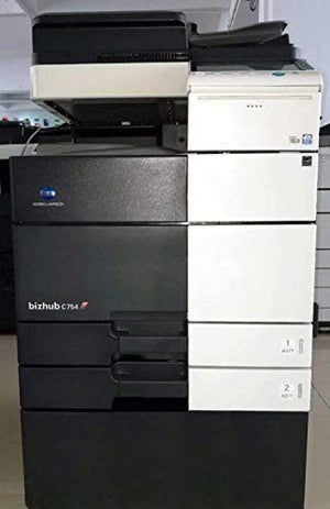 Konica Minolta BizHub 654 Monochrome Multifunction Copier - 65ppm, Tabloid, Copy, Print, Scan, DADF, Duplex, 2 Trays (Renewed)