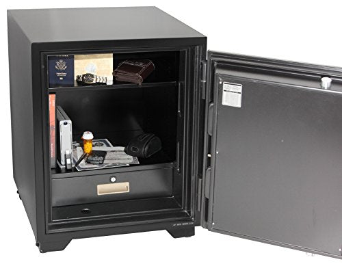 Honeywell Safes & Door Locks - 2118 Steel Fireproof Security Safe with Dual Digital Lock and Key Protection, 3.44-Cubic Feet, Black