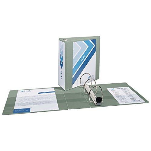 Avery Heavy-Duty View Binder with 4-Inch One Touch EZD Ring, Gray (79404)