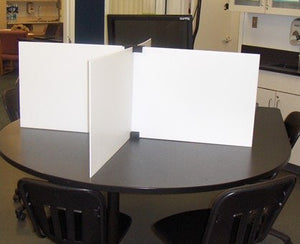 Test Dividers RSB-W Set (Regular Size Boards - White) 24 Boards and 24 Stands 24" x 18"