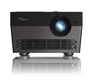 Optoma UHL55 True 4K HDR LED Smart Projector, 1500 lumens, Works with Alexa and Google Assistant, for Home Theaters and Outdoors, AutoFocus, Bluetooth Wireless Speaker