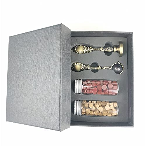 Personalized Wax Seal Stamp Set Stamp Color Selection (Color : 30mm Set)