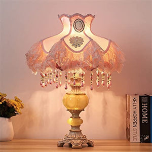 VejiA European Resin Craft Desk Lamp - Roze 59x36cm