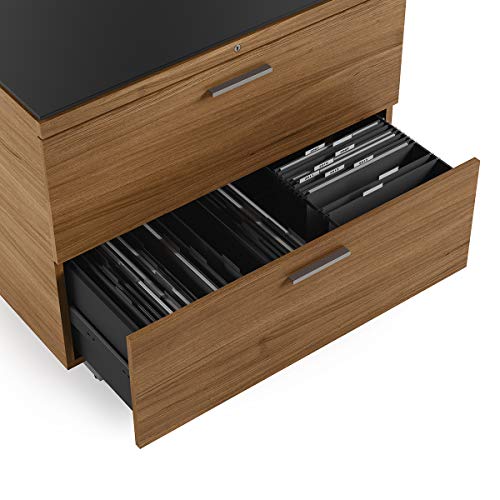 BDI 6016 WL Sequel Lateral File Cabinet, Natural Walnut