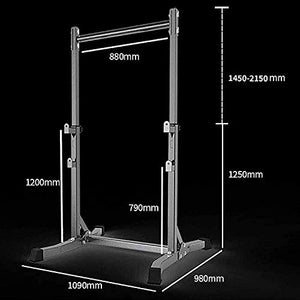 Squat Barbell Free Bench Press Stands Home Gym Home Gym Power Tower Strength Training Workout Equipment Pull Ups Rack Sturdy Steel Squat Barbell Free Bench Thole Adjustable Barbell Stand Squat Rack,Fa