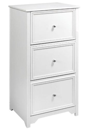 Home Decorators Collection Oxford File Cabinet, 3-Drawer, White