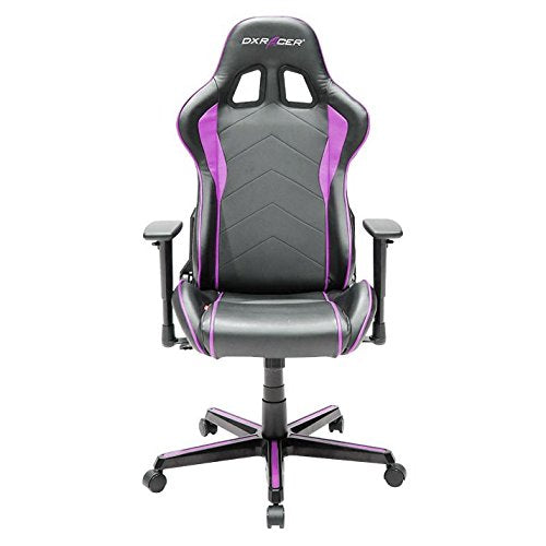 DXRacer OH/FH08/NP Formula Series Black and Pink Gaming Chair - Includes 2 Free Cushions and on Frame