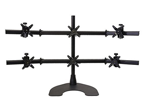 Ergotech Hex 3 Over 3 LCD Monitor Desk Stand (100-D28-B33)