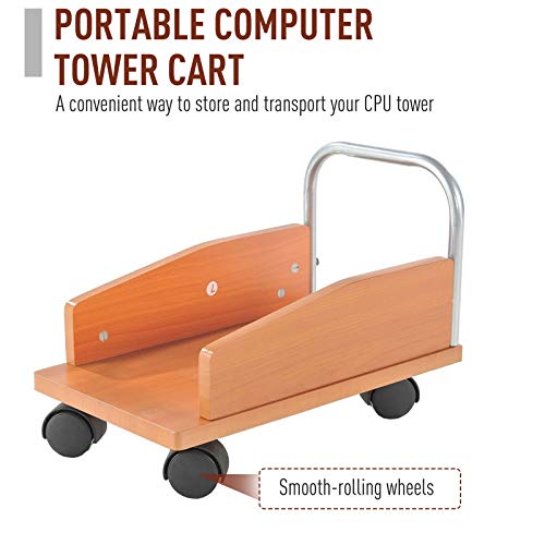 HLWL L-Shape Gaming Table Computer Desk Office Workstation P2 MDF w/CPU Tower
