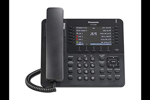 Panasonic Digital Phone for NS 4.3" Color LCD 12X2 Self-Labelling Keys DT Phone Black KX-DT680-B
