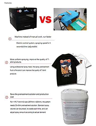 110V DTG Pretreatment Machine for DTG Printers, DTG Spray Pretreatment Machine