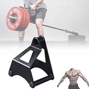 XIAOER T Bar Row Straight Grip Landmine Handle, Portable Home Arm Strength Training Exerciser, Multifunction Gym Strength Training Equipment, Shoulders and Back Exercise