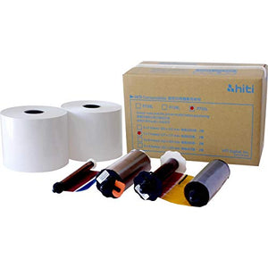 Hiti Ribbon and Paper Case for P750L Photo Printer, 2x5x7 Rolls, 1200 Prints Yields