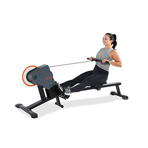 Women’s Health Men’s Health Bluetooth Rower Rowing Machine with 6 Month Free MyCloudFitness App, Black (1638)