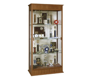 Waddell Display Case with Sliding Glass Doors and Fabric Back 36" Wide