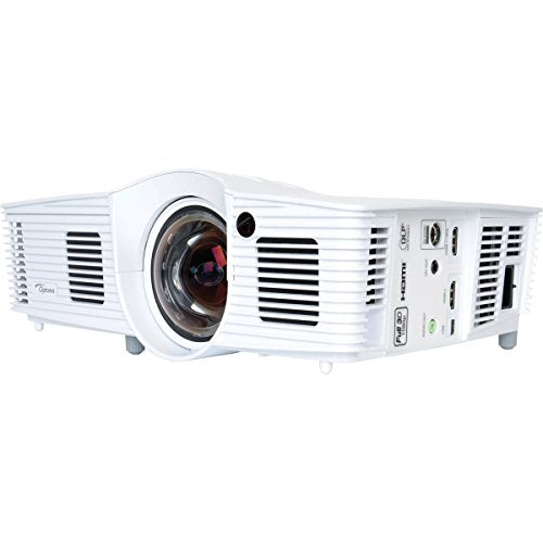 OPTOMA TECHNOLOGY  GT1080Darbee 1080p 3000 Lumens 3D DLP Short Throw Gaming Projector, White