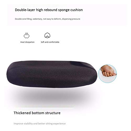 3D Surround Padded Seat Cushion for Office Work (Color: D)
