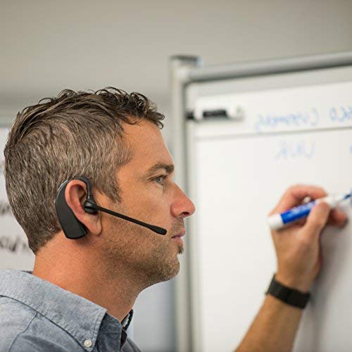 Leitner LH280 Wireless Office Telephone Headset with Noise Cancelling Microphone - 5-Year Warranty - Works with Cisco, Polycom, Yealink, Avaya, Softphones, VoIP, Skype, and 99% of Office Phones