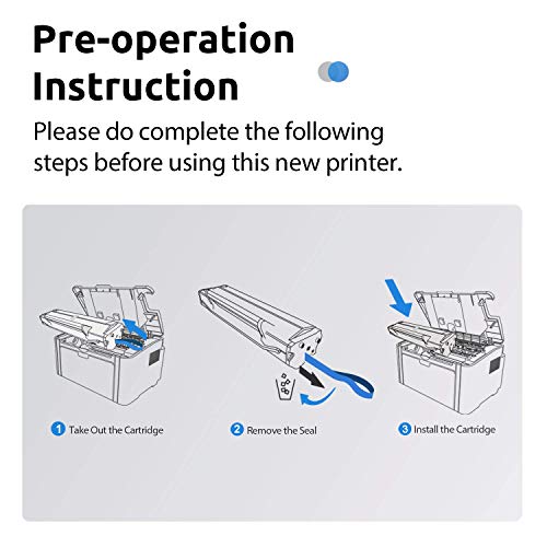 Pantum Mini Monochrome Laser Printer for Home Office School Student Mobile Wireless Printing- Small Laserjet P2502(D1m0n)