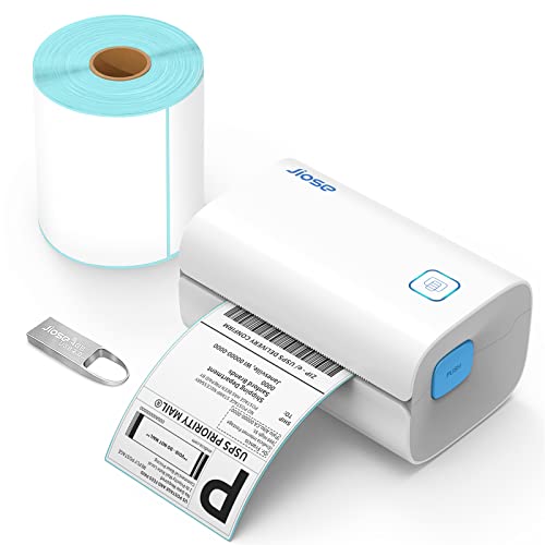Jiose Shipping Label Printer + 4x6 Thermal Label 220PCS
