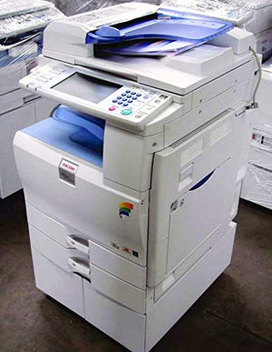 Ricoh Aficio MP C2050 Tabloid-Size Color Laser Multifunction Copier - 20 ppm, Copy, Print, Scan, Network, 2 Trays, Stand