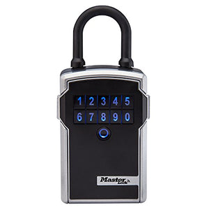 Master Lock Lock Box, Electronic Portable Key Safe with Personal Use Software Platform, 3-1/4 in. Wide, 5440EC