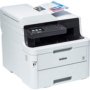 Brother MFC-L3750CDWB All-in-One Digital LED Color Wireless Laser Printer for Home Office - Print Copy Scan Fax - Auto 2-Sided Printing, 24 ppm, 600 x 2400 dpi, 50-Sheet ADF - Tillsiy Printer Cable