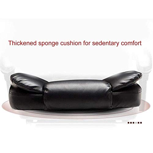 Executive Office Chair - Reclining Staff Conference Chair - Black - 60x60x127cm