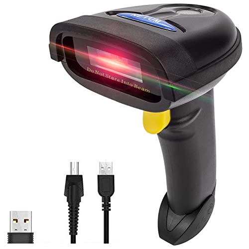 NETUM NT-1228BL 2D Barcode Scanner - Wireless & Bluetooth, USB Wired, QR PDF417 Data Matrix Reader (500 Pieces)