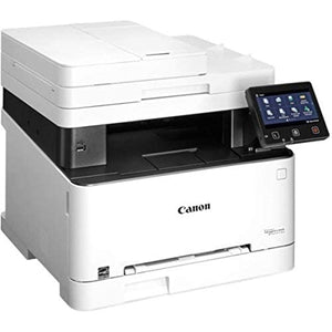 Canon imageCLASS MF644Cdw Wireless Laser All-in-One Color Printer, Print Scan Copy Fax, Automatic Duplex Document Feeder, 22 ppm, 600 x 600 dpi, Works with Alexa, Bundle with JAWFOAL Printer Cable.