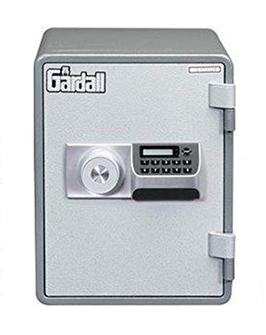 Gardall MS119-G-E w One Hour Vertical Microwave Style Fire Safe with Electronic Lock, Grey