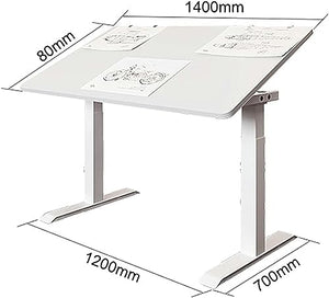 CNAOHGHN Tiltable Drafting Desk for Artists, Electric Lifting Table