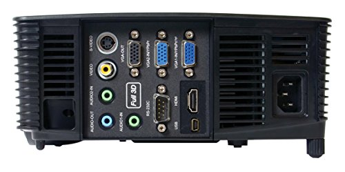 Optoma W316 Full 3D WXGA 3400 Lumen DLP Projector with Superior Lamp Life and HDMI