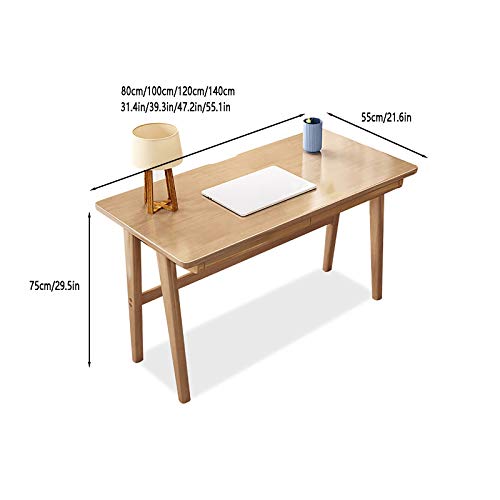 CIKO Computer Desk with Shelves PC Laptop Desk Workstation Study Table Home Office Work Table
