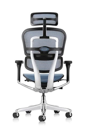 Eurotech Seating Ergohuman GEN2 High Back Mesh Executive Office Chair with Adjustable Lumbar Support - Blue