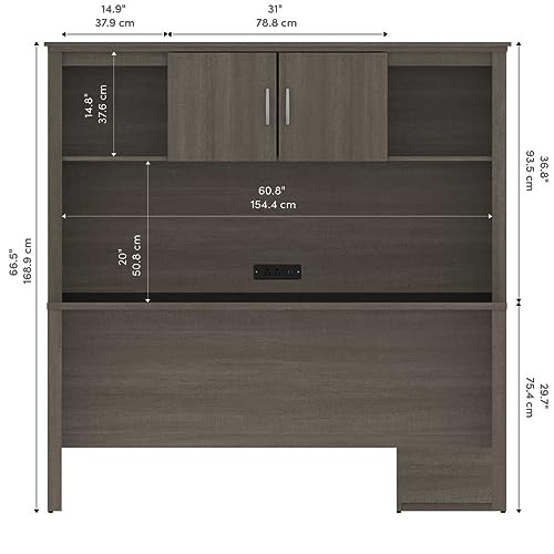 Generic U Shaped Desk with Pedestal and Hutch