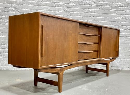 Lschool Mid Century Modern Danish Credenza/Media Stand/Sideboard