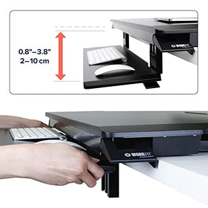 Ergotron WorkFit-TX Standing Desk Converter with Dual Monitor Kit - Black, for 2 Monitors Up to 24 inches