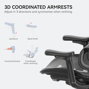 SIHOO Doro C300 Ergonomic Office Chair with 3D Armrests & Lumbar Support