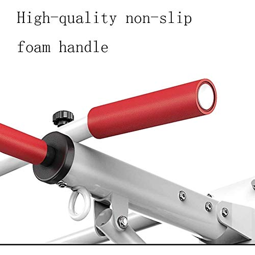 SJNQJJ Pull Ups Strength Training Equipment, Horizontal Bar, Mounted Chin Up Bar Home Gym Punch Bag，Body Workout with Soft Grip Handles Pull-up Bars
