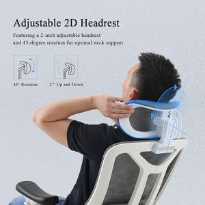 Fradiett Ergonomic Mesh Office Chair - High Back Desk Chair with 3D Armrest & Lumbar Support