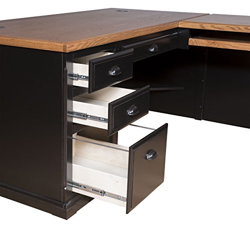 kathy ireland Home by Martin Southampton Right L-Shaped Desk