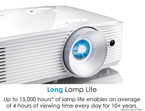 Optoma HD28HDR 1080p Home Theater Projector for Gaming and Movies | 4K Input Support | HDR Compatible | 120Hz Refresh Rate | Enhanced Gaming Mode | 8.4ms Response Time | 3600 Lumens
