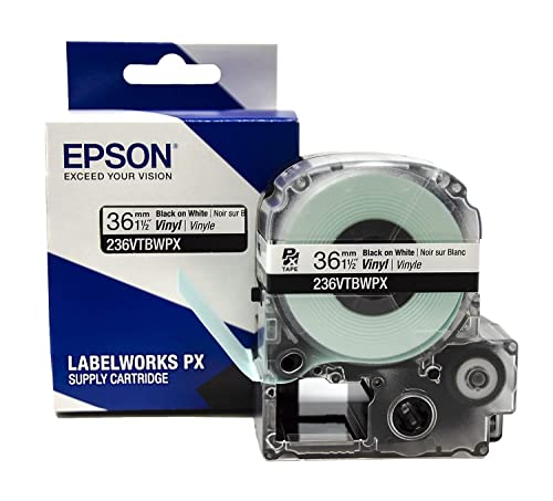 Epson LABELWORKS Tool Box Labeling Bundle - LW-PX900PCD Industrial Label Maker Kit - Complete Kit, 224VSLPX Tape Cartridge, 224VTBWPX Tape Cartridge, and 236VTBWPX Tape Cartridge