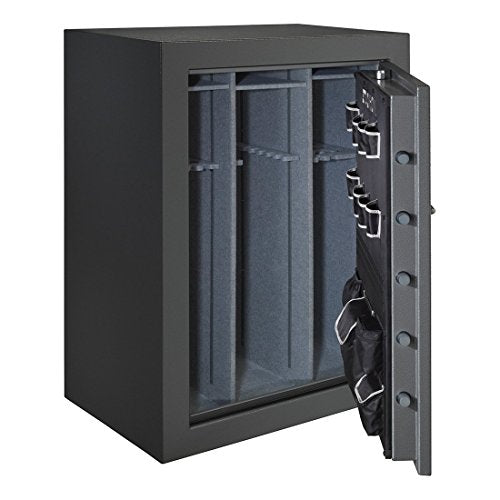 Stack-On TD-69-GP-E-S Total Defense 51-69 Gun Safe with Electronic Lock, Gray Pebble