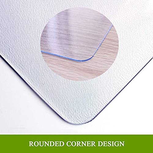 HAIZON Hard-Floor Chair Mat for Home Office, Wooden Floor Protector, Multiple Sizes