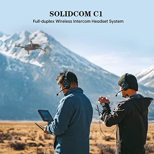 HollyView Hollyland Solidcom C1 Bundle for 7 Users - Wireless Intercom Headset System